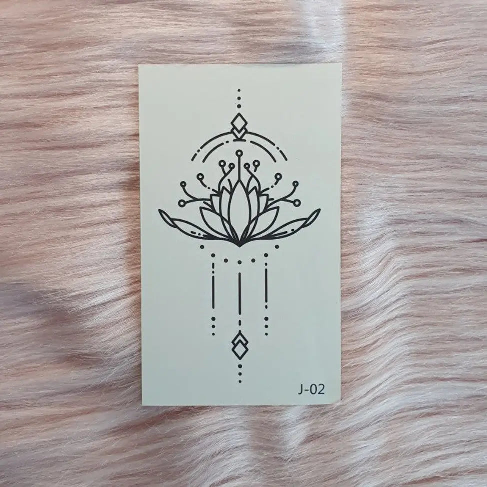 Tatuajes Temporales de Mandalas Shein