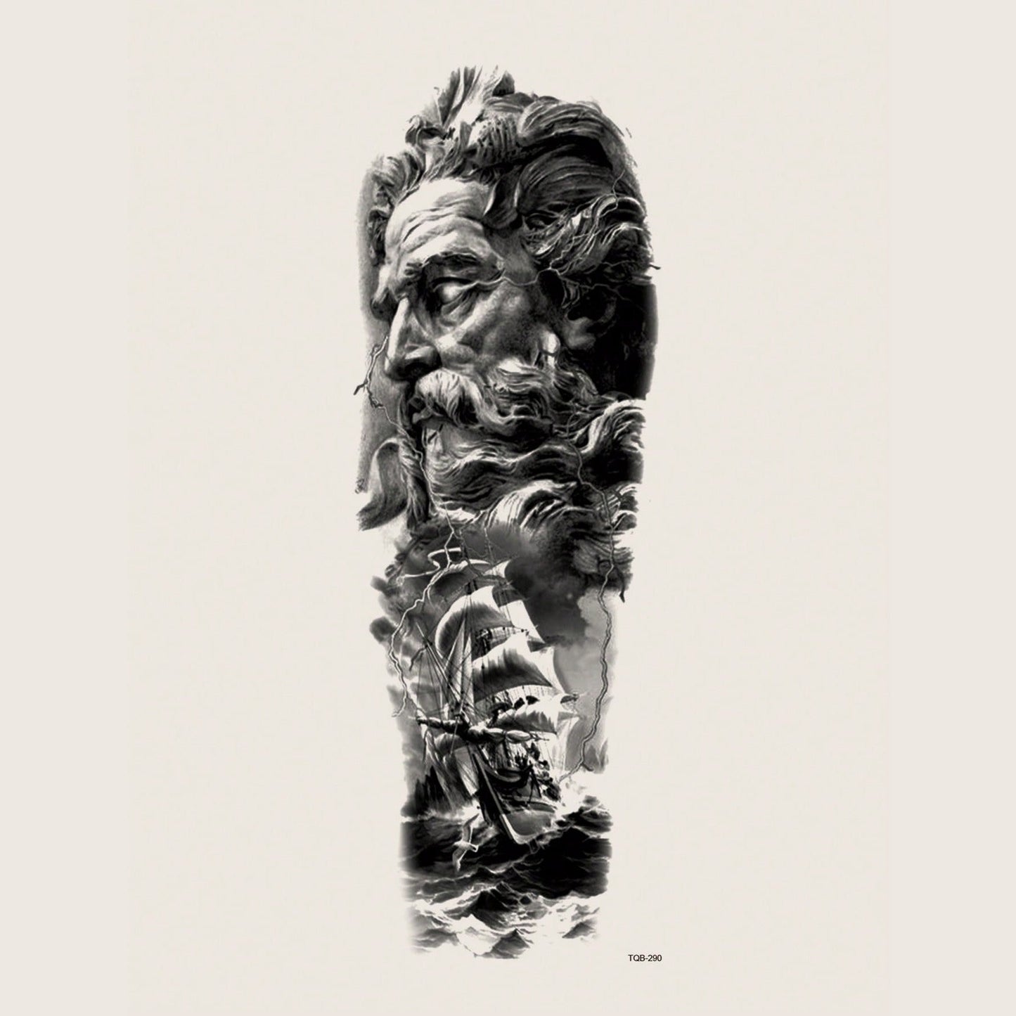 Tatuaje Temporal Brazo Navegante Shein