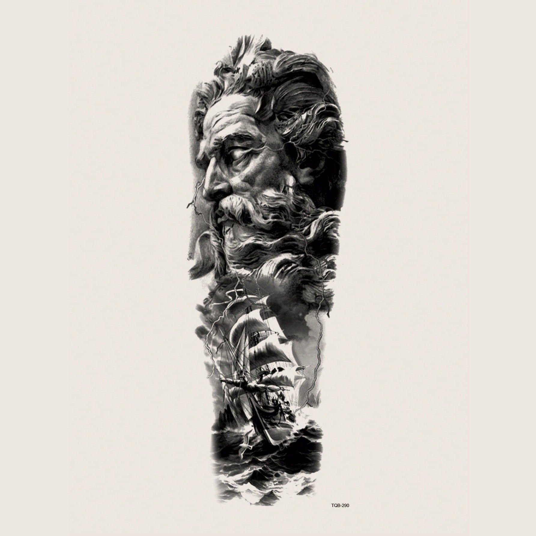 Tatuaje Temporal Brazo Navegante Shein